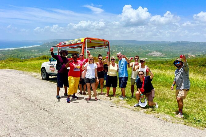 6- Hour Coastal Tour of Barbados with Drinks, Snacks and Lunch - Cherry Tree Hill delivers the big view