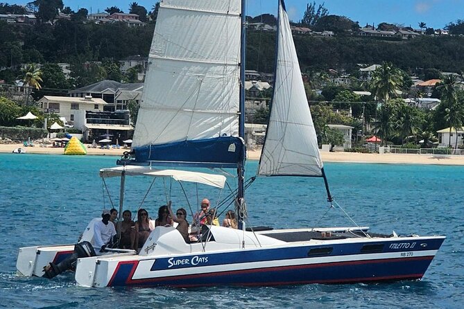 Barbados Catamaran Snorkel Cruise with Lunch and Open Bar - The west coast sail and swimming stop