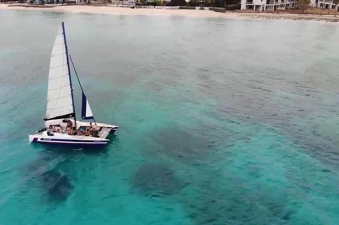 Barbados Catamaran Snorkel Cruise with Lunch and Open Bar - Sailing toward Carlisle Bay