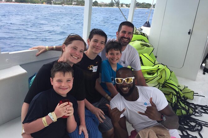 Barbados Shore Excursion: Carlisle Bay Turtle & Shipwreck - The boat works well for families
