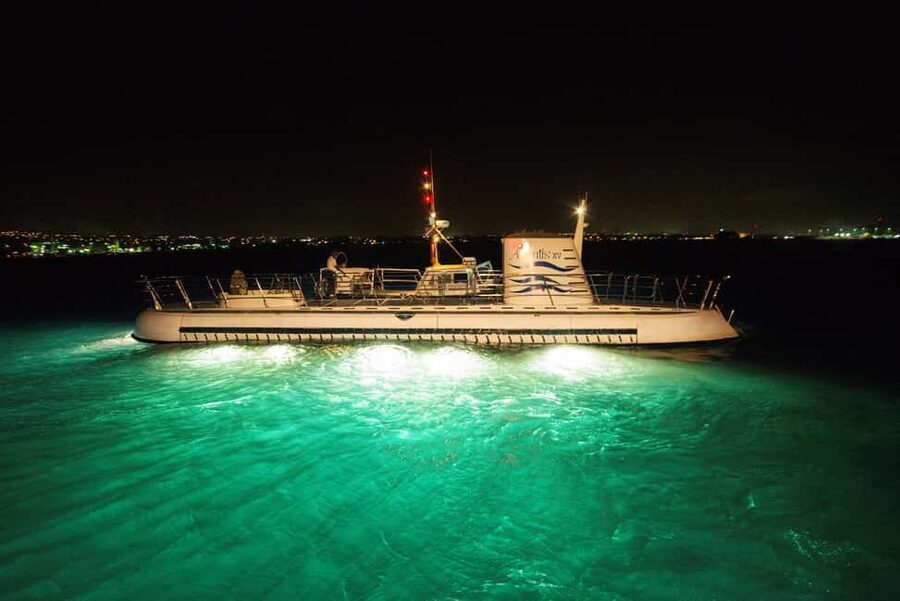 Bridgetown: Submarine Guided Night Tour - From the dock to the submarine
