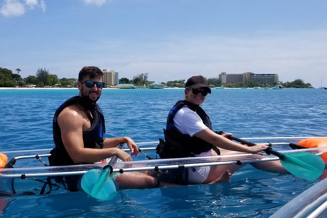 Carlisle Bay Clear Kayak Shipwreck Tour - Turtles without putting your face underwater