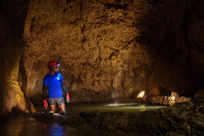 Caving Exploration Adventure at Harrison's Cave by Chukka - Adventure Stairs and the Barbados film