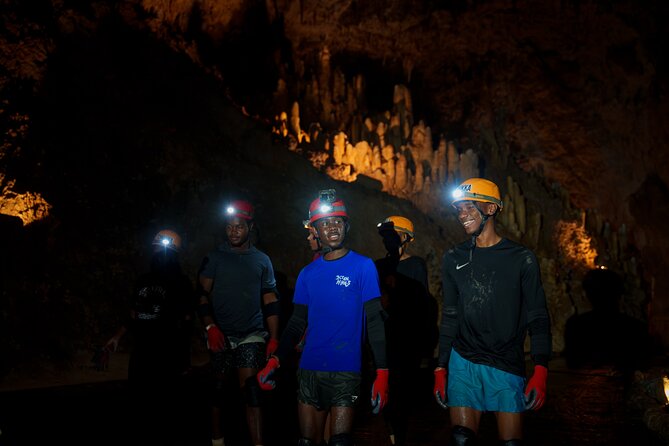 Caving Exploration Adventure at Harrison's Cave by Chukka - Crawling into the inner chambers