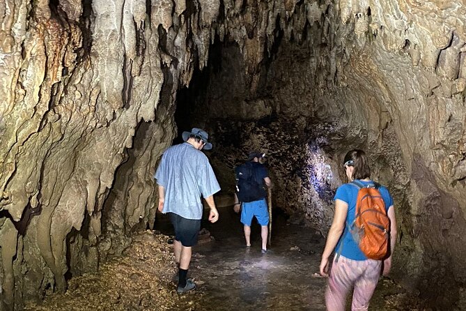 Cole's Cave Spelunking Adventure - The main hall and its clear pools