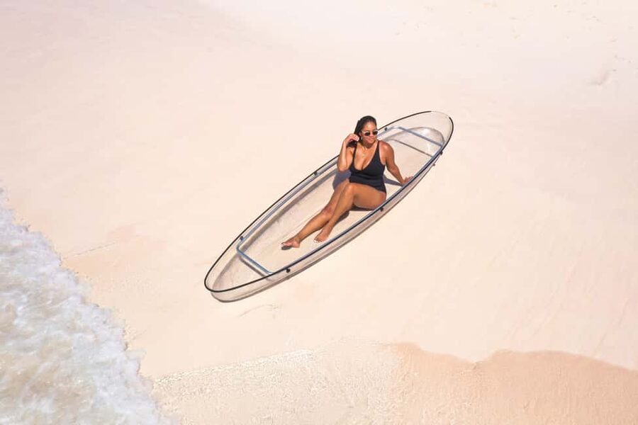 Drone Clear Kayak Barbados Photoshoot - What you actually receive after the session