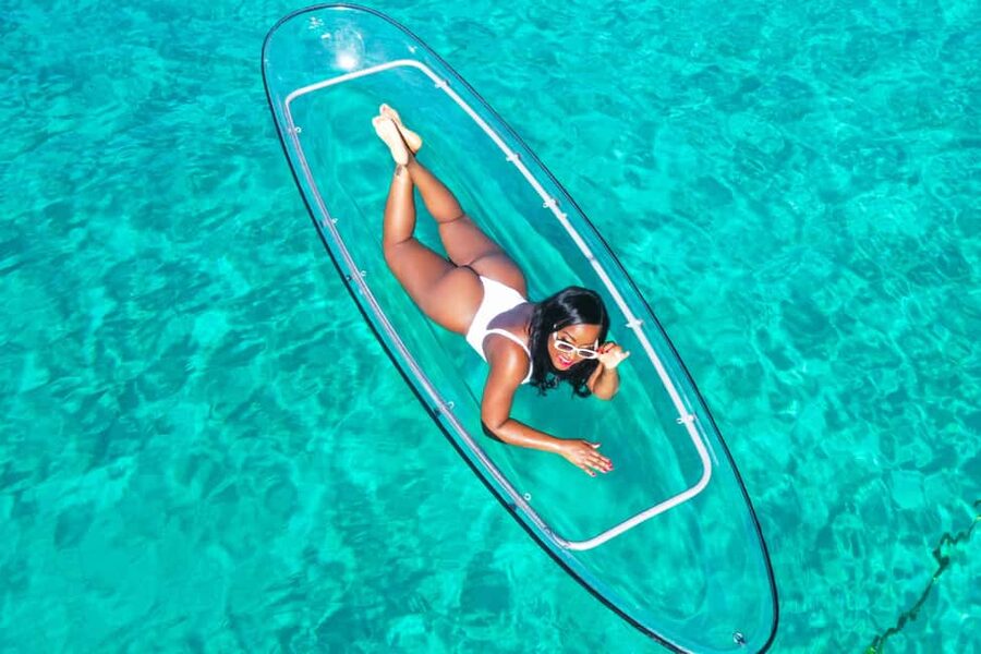 Drone Clear Kayak Barbados Photoshoot - What happens during the 30-minute shoot