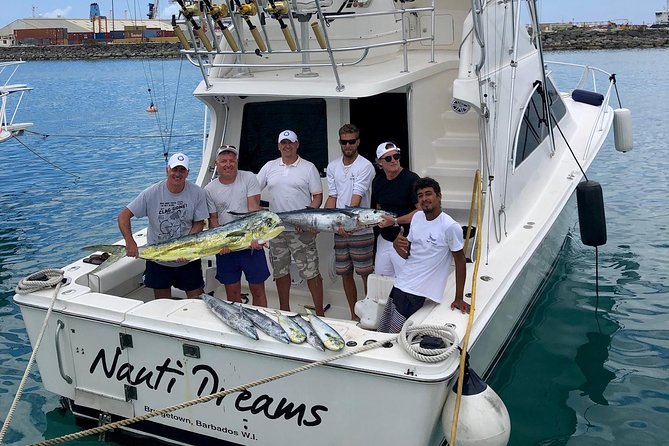 Fishing Trips in Barbados onboard Nauti Dreams Luxury Charters - Randy and Marlin make the trip approachable