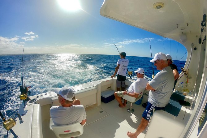 Fishing Trips in Barbados onboard Nauti Dreams Luxury Charters - Turtle snorkeling adds a second kind of sea day