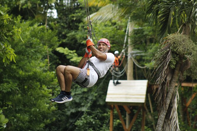 Monkey Zipline and Rum Tasting Tour at Harrison's Cave by Chukka - A gentler walk through Barbados plant life