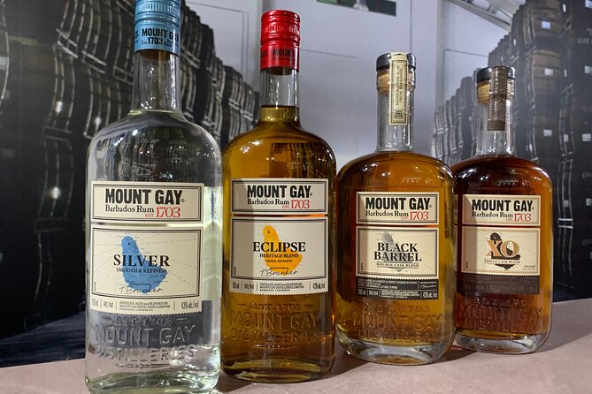 Mount Gay Signature Rum Tasting Experience - The four-rum tasting is the main event