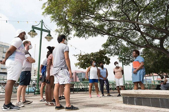 Walking Tour of Historic Bridgetown - Chamberlain Bridge and the waterfront finish